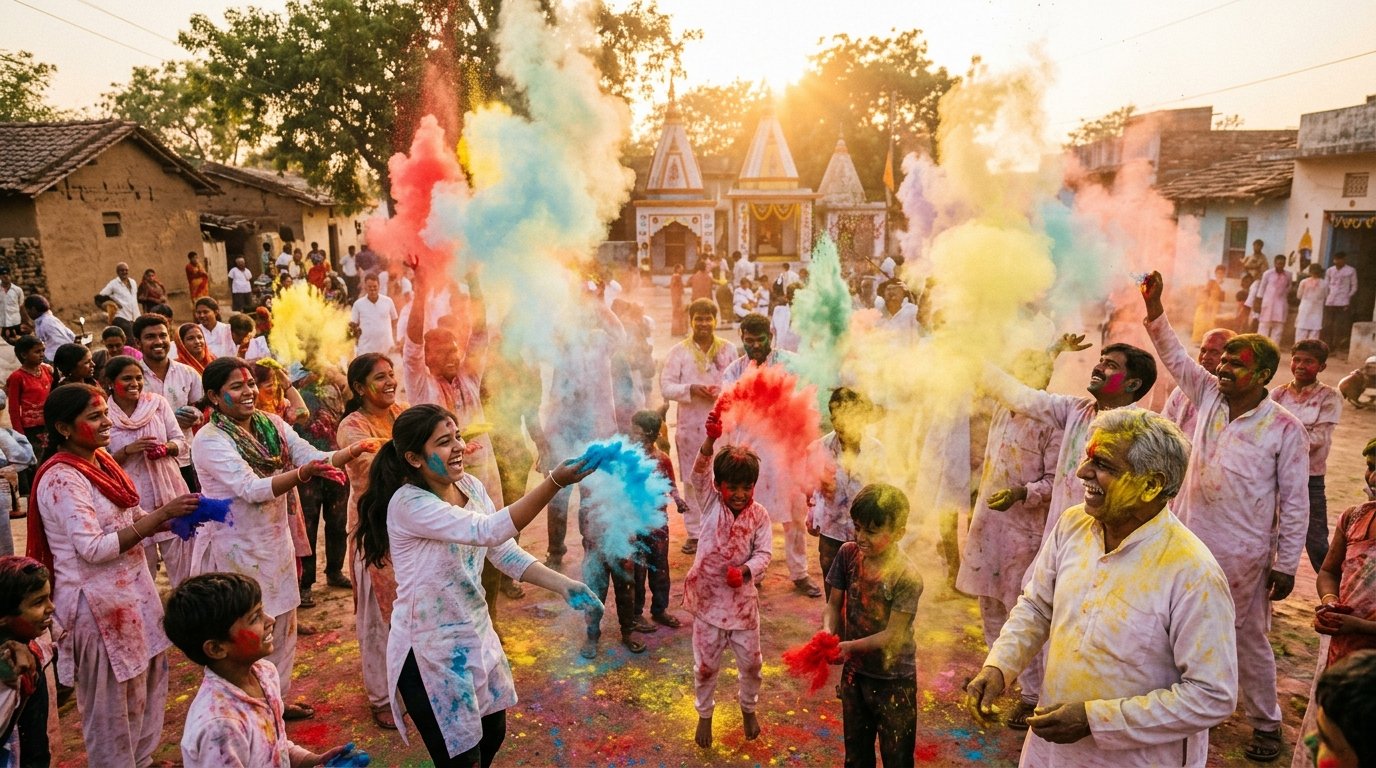 holi shayari